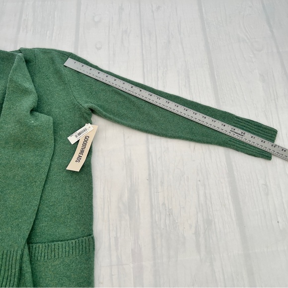 Goodthreads Women’s Boucle Cardigan Sweater Sage Green size S - Picture 7 of 12